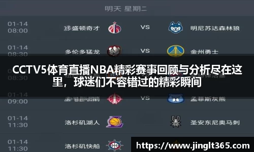 CCTV5体育直播NBA精彩赛事回顾与分析尽在这里，球迷们不容错过的精彩瞬间